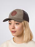 Бейсболка STETSON арт. 7721179 BASEBALL CAP LEATHER PATCH (оливковый)